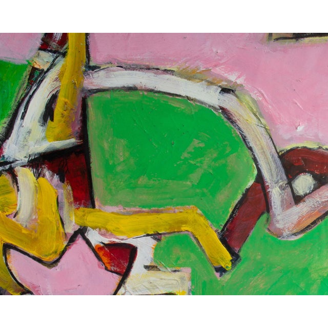 Paper Abstract Mixed Media Painting by James L. Bruch For Sale - Image 7 of 7