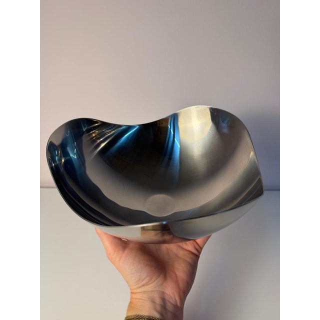 2000 - 2009 Small Bloom Bowl by Helle Damkjær for Georg Jensen For Sale - Image 5 of 11