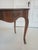 Vintage French Walnut Leather Top Long Desk For Sale - Image 11 of 17