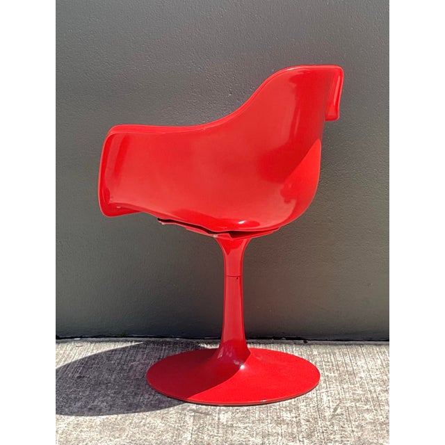 Metal Vintage Krueger Tulip Chair For Sale - Image 7 of 12