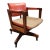Vintage Gunlocke Tilt-Swivel Desk Chair With Arms – Mid Century Modern For Sale
