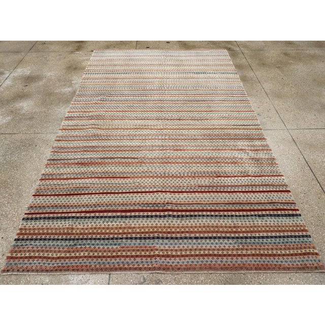Galerie Shabab Collection Mid-20th Century Turkish Anatolian Accent Rug For Sale - Image 4 of 10