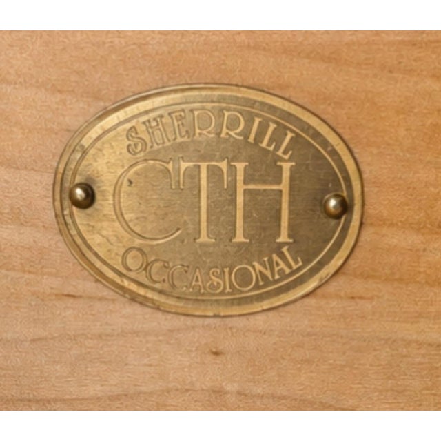 Vintage CTH Sherrill Occasional French Bombe Style 3-Drawer Chest For Sale - Image 6 of 10