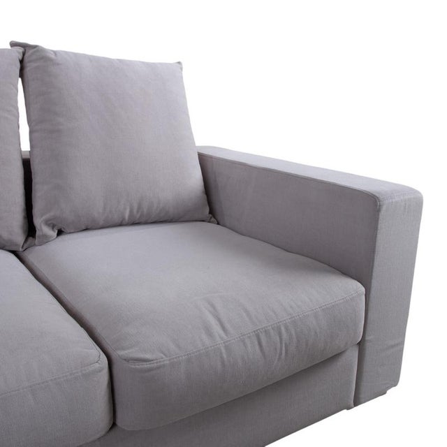 Boconcept Cenova Fabric Corner Sofa Grey Sofa Couch For Sale - Image 5 of 12