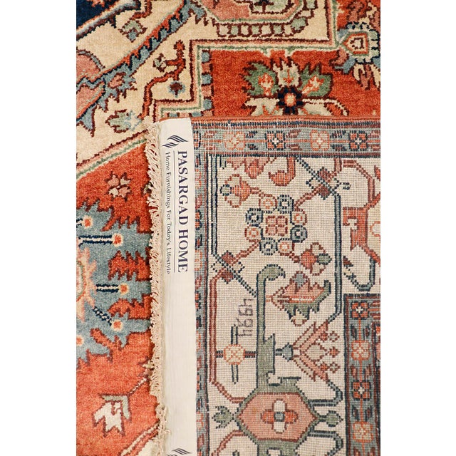 2020s Serapi Wool Rust Area Rug- 8' 0'' X 10' 4'' For Sale - Image 5 of 6