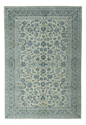 Hand-Knotted Kashan Cork Oriental Rug