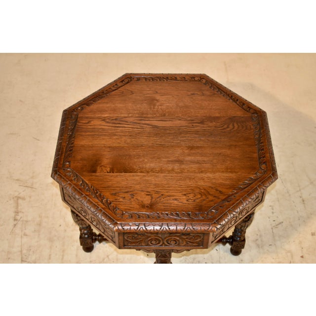19th Century French Octagonal Side Table For Sale In Greensboro - Image 6 of 10