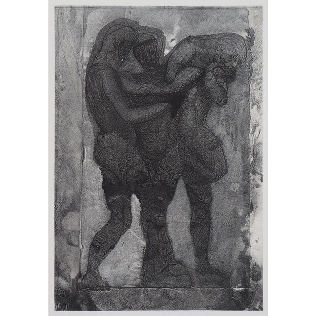 Auguste Rodin, Shades of Three Warriors, Engraving For Sale - Image 6 of 6