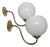 Vintage Art Deco Wall Lamps, Poland, 1950s, Set of 2 For Sale