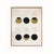 Solar and Lunar Eclipse Print in Black and Gold For Sale In Los Angeles - Image 6 of 7