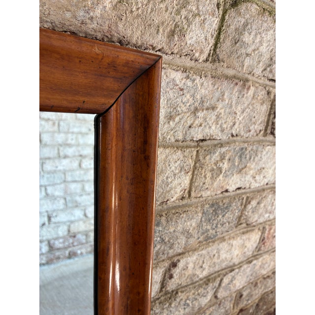 Vintage Wooden Mirror For Sale - Image 9 of 14