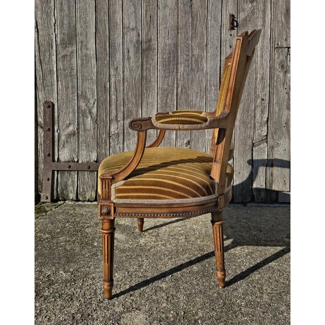 Antique French Armchairs in Walnut, 1900s, Set of 2 For Sale - Image 11 of 18