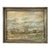 Vintage Landscape Oil on Masonite Framed Painting For Sale