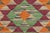 Southwestern Turkish Kilim Gray Beige Hand-Woven Wool Rug For Sale - Image 4 of 9