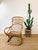 Mid-Century Modern Vintage 1960s Tito Angoli Rattan Chair For Sale - Image 3 of 12