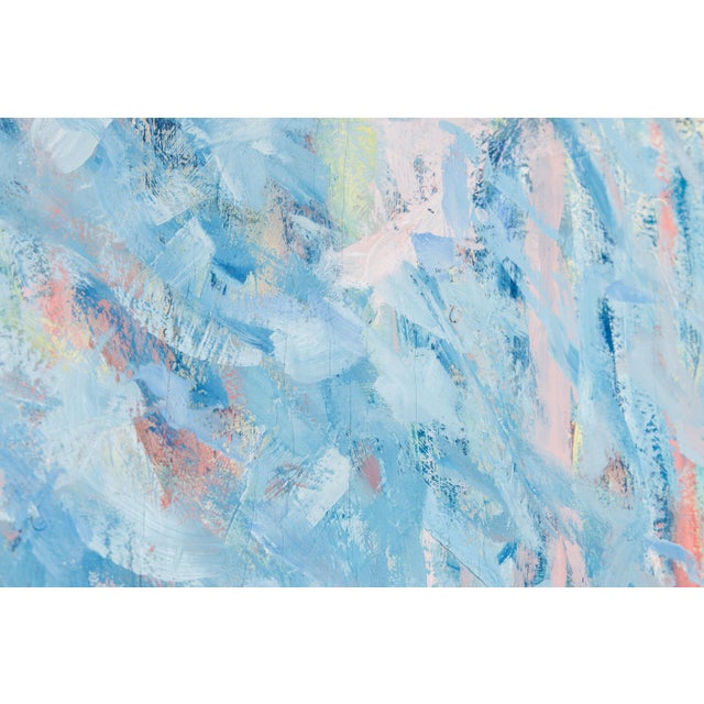 Large Abstract Composition, 1980s, Oil on Canvas For Sale - Image 10 of 14