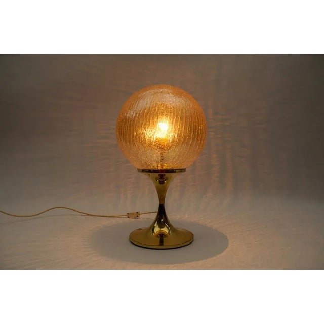 Mid-Century Modern Mid-Century Modern Tulip Base Table Lamp, 1960s For Sale - Image 3 of 10
