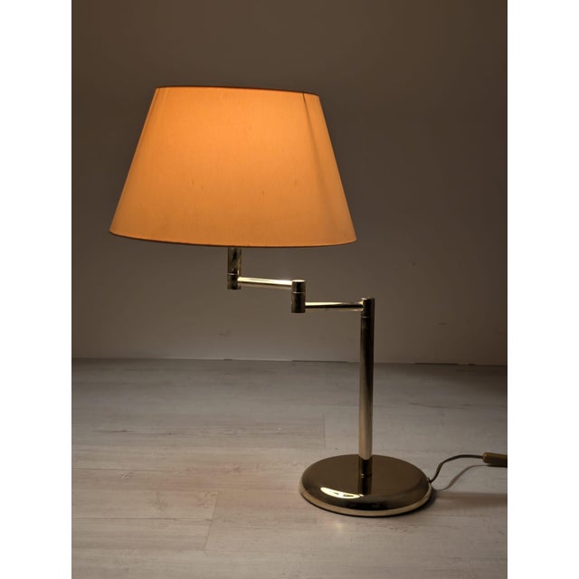 Hollywood Regency Hollywood Regency Brass Table Lamp For Sale - Image 3 of 14