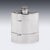 Vintage 20th Century English Silver Hip Flask, Sheffield, 1932 For Sale - Image 3 of 11