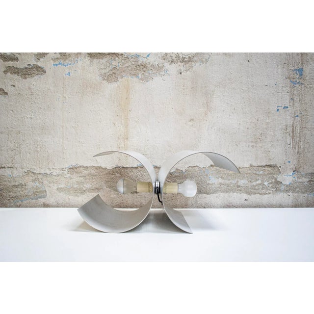 1960s Aluminum Table Lamps by Giuliano Cesari for Nucleo Sormani, 1960s For Sale - Image 5 of 5