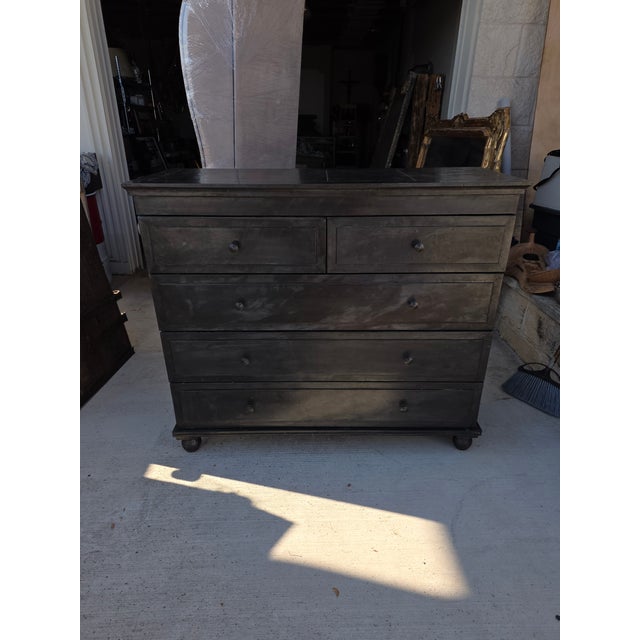 Zinc Clad Dresser From Restoration Hardware For Sale - Image 14 of 14