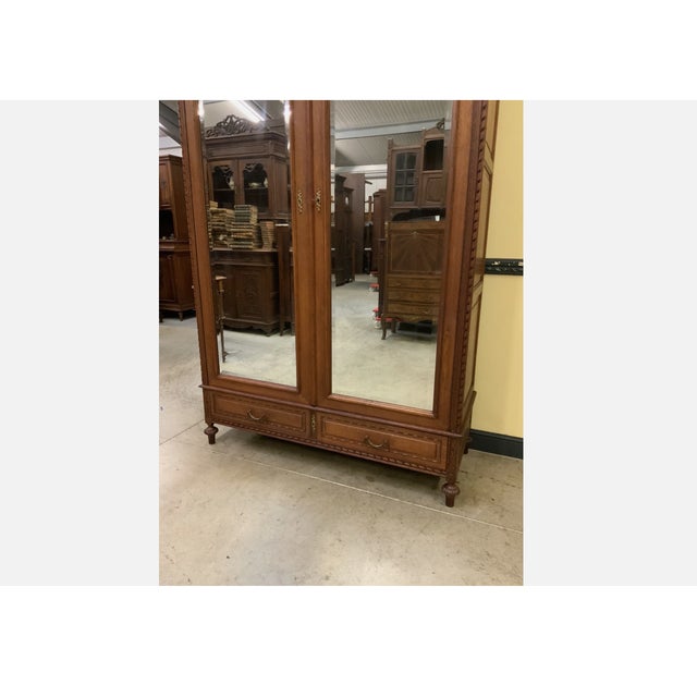 Antique Art Nouveau Wardrobe, 1910 For Sale - Image 10 of 13