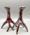 Ceramic Organic Metallic Antler Candle Holders, a Pair For Sale - Image 7 of 8