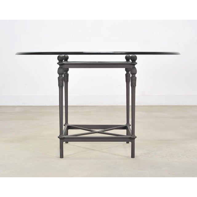 Michael Taylor Montecito Round Center or Garden Dining Table For Sale - Image 18 of 18