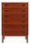 Danish Teak High Chest of Drawers attributed to Poul Volther, Denmark, 1960s attributed to Poul M. Volther for Børge Mogensen For Sale