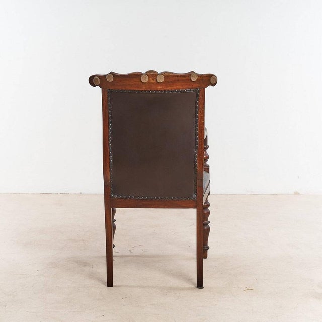 Armchair Height: 96 Width: 53 Depth: 52 Seat height: 47 This piece is attributed to the mentioned designer/maker. It has...