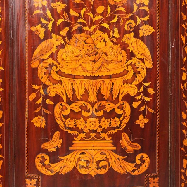 Dutch Mahogany Corner Cabinet For Sale - Image 9 of 14