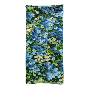 Vintage 1960s Brunschwig and Fils Hand Printed Impressionist Floral Upholstery Fabric 1+ Yard