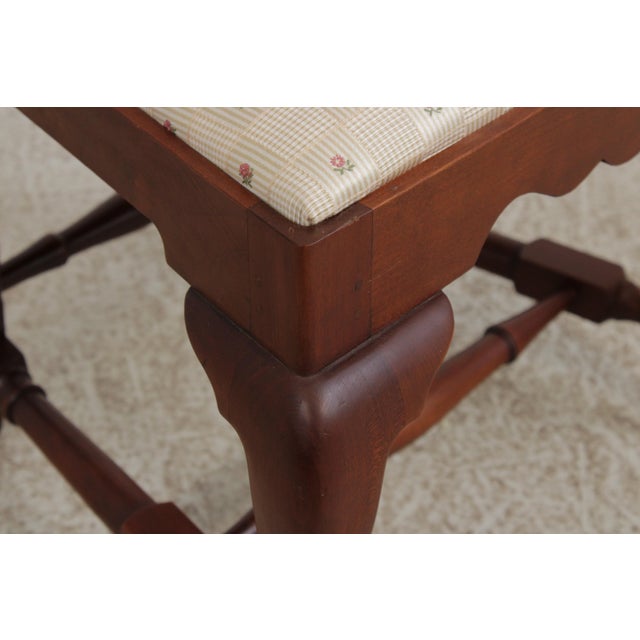 Set of 8 Eldred Wheeler Cherry Dining Room Chairs For Sale - Image 12 of 18