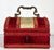 Antique Velvet Box for your consideration. The box measures approx. 5 1/4 inches tall, 5 1/4 inches wide and 4 inches...