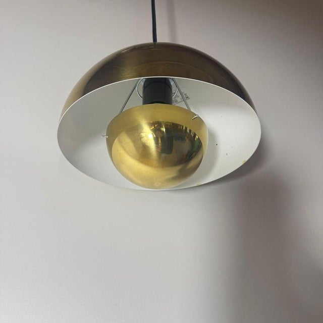 Goldenrod Flowerpot Pendant Lamp by Verner Panton, 1960s For Sale - Image 8 of 9