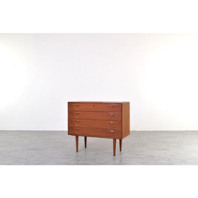 Feldballes Møbelfabrik Teak Chest of Drawers by Kai Kristiansen for Feldballes Møbelfabrik, Denmark, 1960s For Sale - Image 4 of 17