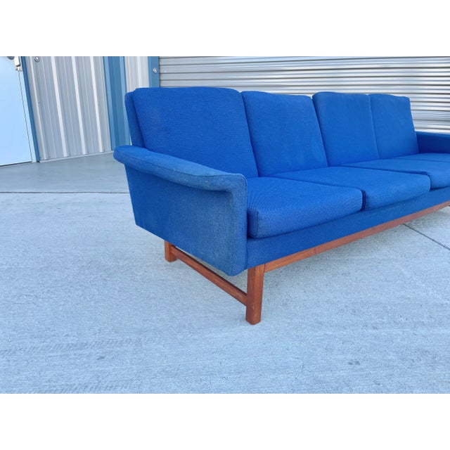 Wood 1960s Danish Modern Teak Sofa For Sale - Image 7 of 13