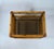 Mid-Century Modern Vintage Bamboo and Smoked Glass Three-Tier Side Table, 1970s For Sale - Image 3 of 11
