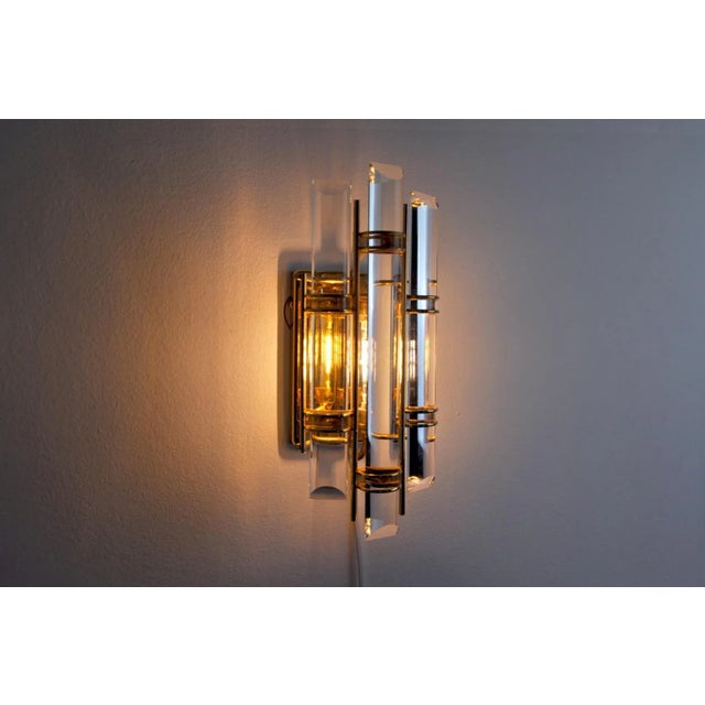 Italian Hollywood Regency Wall Light from Venini, 1970 For Sale - Image 6 of 7