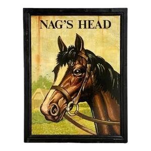 English Pub Sign, "Nag's Head"