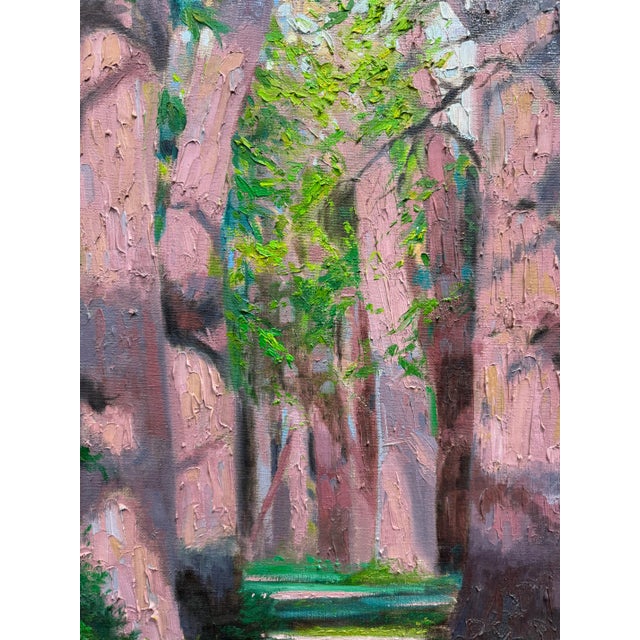 1994 - Red Trees in the Forrest For Sale - Image 4 of 8