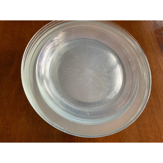 Glass 1980s French Glass Plates- Set of 12 For Sale - Image 7 of 7