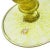 Antique Venetian Murano Yellow Spots Basket of Flower Gold Fleck Italian Footed Drinking Glass Chalice For Sale In Orlando - Image 6 of 7