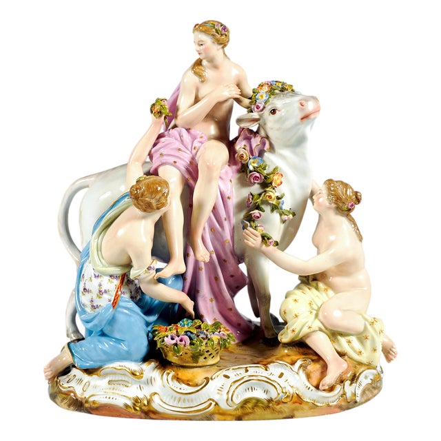 Porcelain Group by J.F. Eberlein for Meissen For Sale