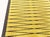 Mid-Century Modern Doris Leslie Blau Vibrant Vintage Swedish Pile Rug in Yellow and Charcoal For Sale - Image 3 of 9