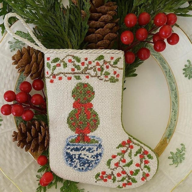 Celebrate the magic of the season with our exquisite Stocking. Each one is beautifully stitched in vibrant holiday color...