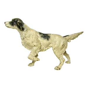 Vintage Hubley Cast Iron English Setter or Pointer Dog Doorstop