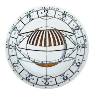 Piero Fornasetti Porcelain Astronomici Plate, #8 in Series For Sale