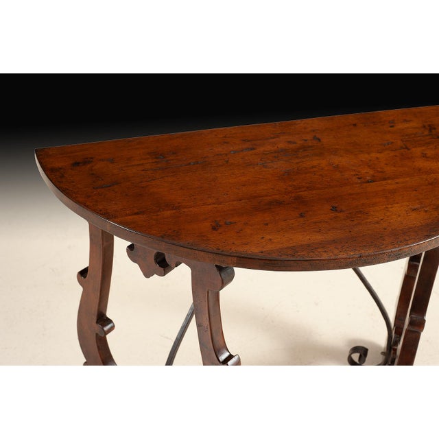 Handcrafted in Italy from solid walnut, this Rustic Tuscan sideboard brings together practical storage and classic Old...