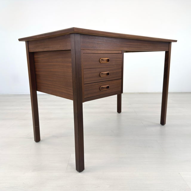 Scandinavian Desk Manner of Borge Mogensen For Sale - Image 4 of 13